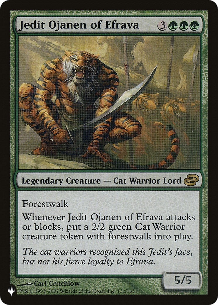 Image for Jedit Ojanen of Efrava (The List Reprints) (131/165) - Magic: The Gathering