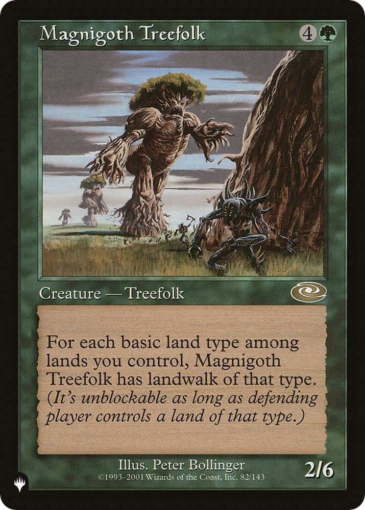 Image for Magnigoth Treefolk (The List Reprints) (82/143) - Magic: The Gathering