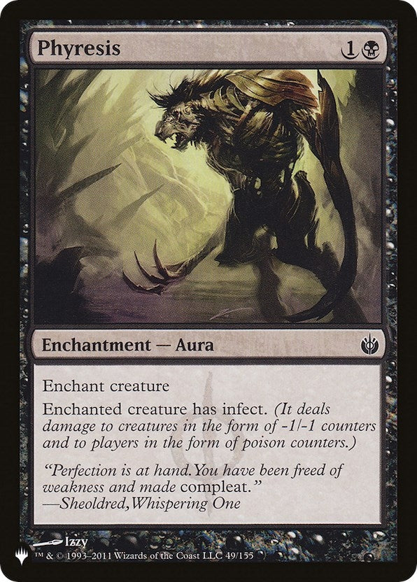 Image for Phyresis (The List Reprints) (49/155) - Magic: The Gathering