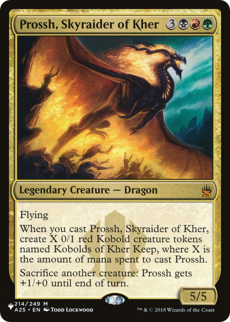 Image for Prossh, Skyraider of Kher (The List Reprints) (214/249) - Magic: The Gathering