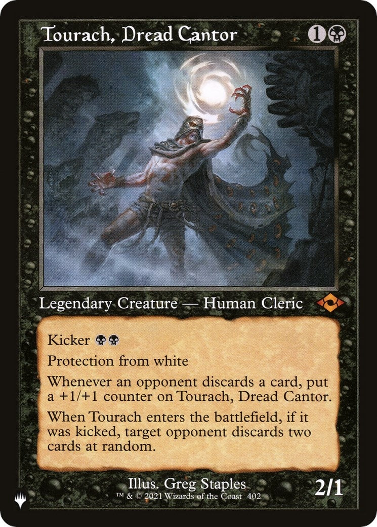 Image for Tourach, Dread Cantor (Retro Frame) (The List Reprints) (402/303) - Magic: The Gathering