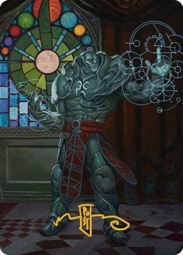 Image for Karn, Living Legacy Art Card (2/81) (Gold-Stamped Signature) (Art Series: Dominaria United) (2) - Magic: The Gathering