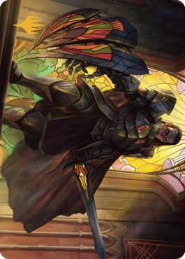 Image for Benalish Sleeper Art Card (Gold-Stamped Signature) (Art Series: Dominaria United) (4) - Magic: The Gathering