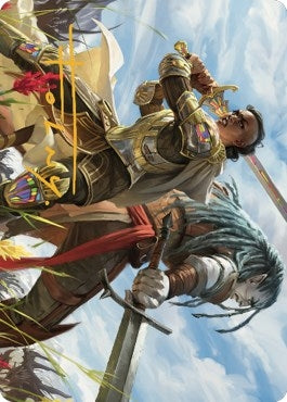 Image for Join Forces Art Card (Gold-Stamped Signature) (Art Series: Dominaria United) (9) - Magic: The Gathering