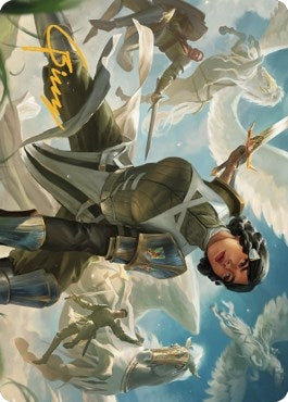 Image for Resolute Reinforcements Art Card (Gold-Stamped Signature) (Art Series: Dominaria United) (13) - Magic: The Gathering