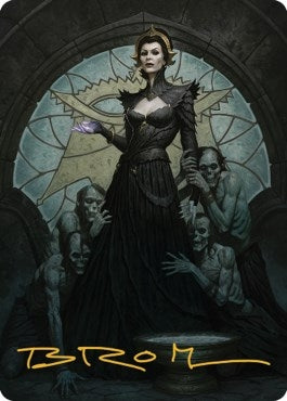 Image for Liliana of the Veil Art Card (Gold-Stamped Signature) (Art Series: Dominaria United) (24) - Magic: The Gathering