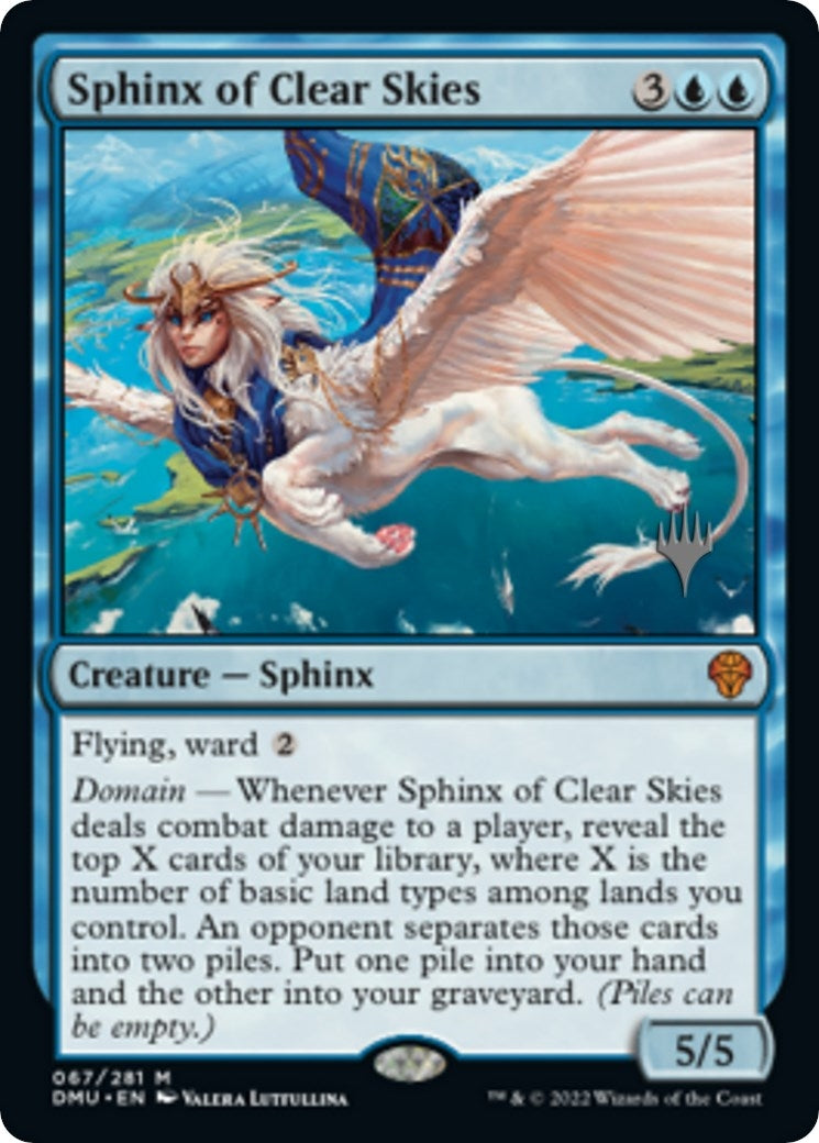 Image for Sphinx of Clear Skies (Promo Pack: Dominaria United) (67) - Magic: The Gathering