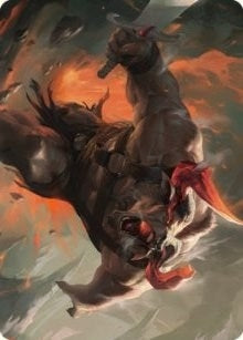 Image for Furious Bellow Art Card (Art Series: Dominaria United) (31) - Magic: The Gathering