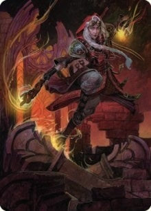 Image for Jaya, Fiery Negotiator Art Card (35/81) (Art Series: Dominaria United) (35) - Magic: The Gathering