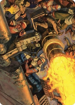 Image for Mana Cannons Art Card (Gold-Stamped Signature) (Art Series: Dominaria United) (36) - Magic: The Gathering