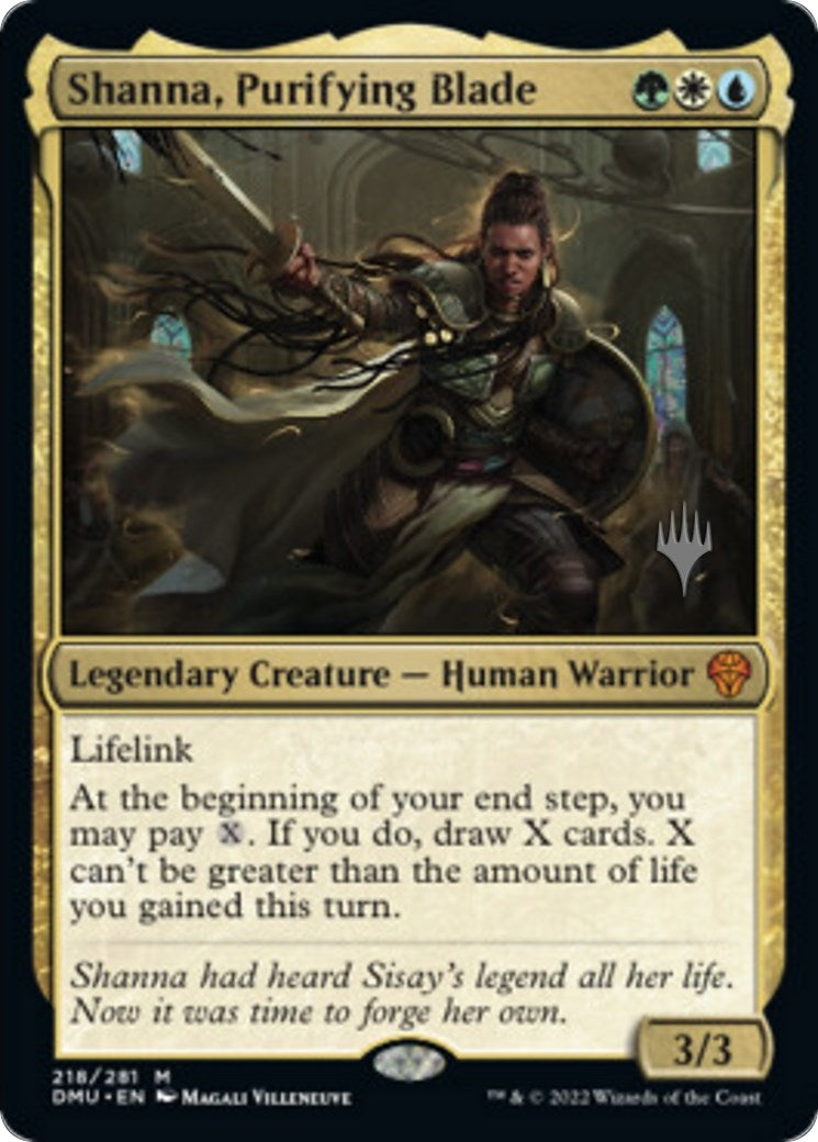 Image for Shanna, Purifying Blade (Promo Pack: Dominaria United) (218) - Magic: The Gathering