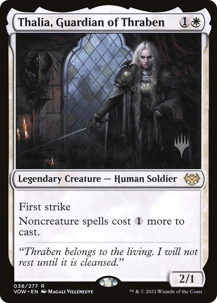 Image for Thalia, Guardian of Thraben (Promo Pack: Dominaria United) (38) - Magic: The Gathering