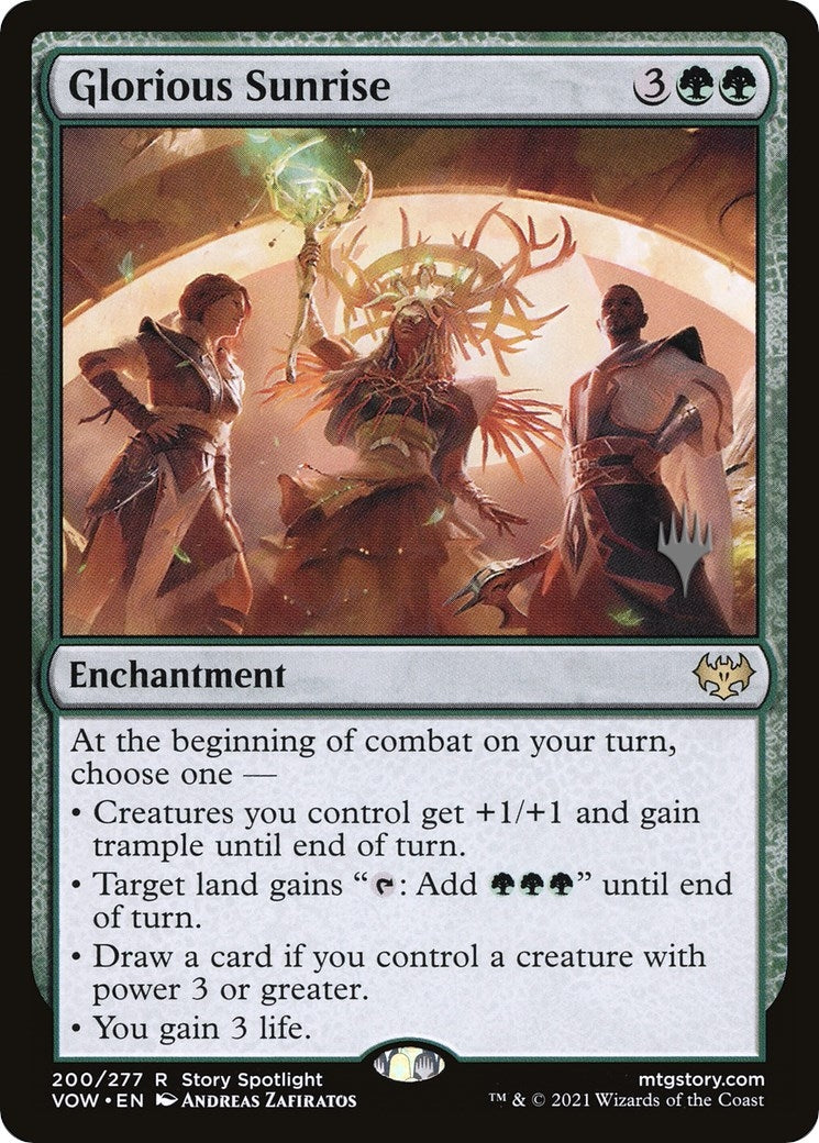 Image for Glorious Sunrise (Promo Pack: Dominaria United) (200) - Magic: The Gathering