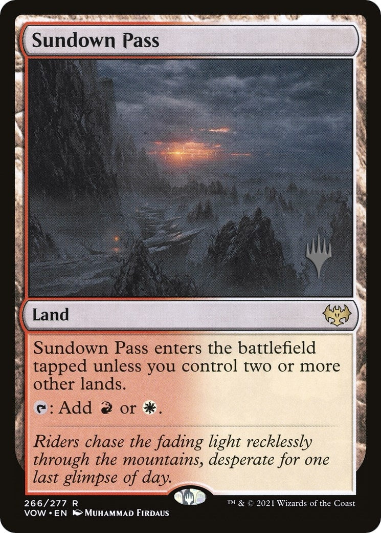 Image for Sundown Pass (Promo Pack: Dominaria United) (266) - Magic: The Gathering