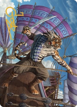 Image for Jedit Ojanen, Mercenary Art Card (Gold-Stamped Signature) (Art Series: Dominaria United) (48) - Magic: The Gathering