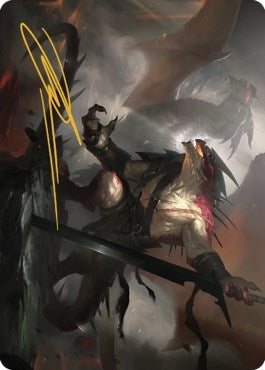 Image for Rivaz of the Claw Art Card (Gold-Stamped Signature) (Art Series: Dominaria United) (53) - Magic: The Gathering