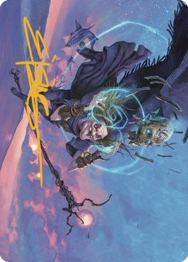 Image for Zur, Eternal Schemer Art Card (56/81) (Gold-Stamped Signature) (Art Series: Dominaria United) (56) - Magic: The Gathering