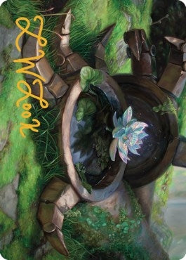 Image for Timeless Lotus Art Card (Gold-Stamped Signature) (Art Series: Dominaria United) (57) - Magic: The Gathering