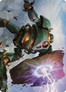 Image for Walking Bulwark Art Card (Art Series: Dominaria United) (58) - Magic: The Gathering