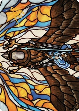 Image for Tura Kennerud, Skyknight Art Card (Gold-Stamped Signature) (Art Series: Dominaria United) (79) - Magic: The Gathering