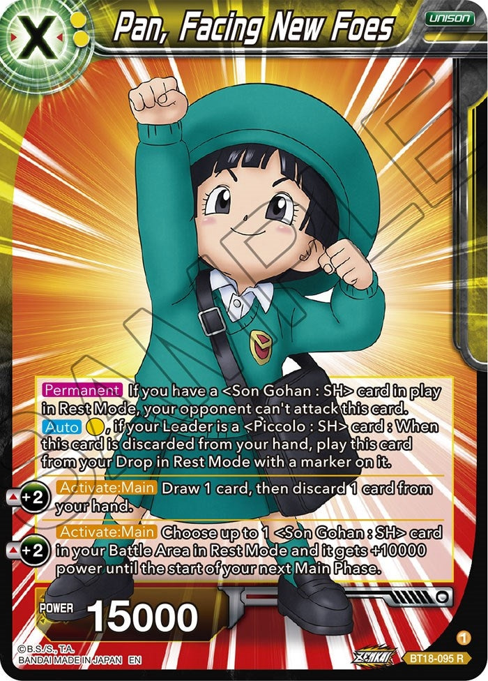 Image for Pan, Facing New Foes (Dawn of the Z-Legends) (BT18-095) - Dragon Ball Super: Masters