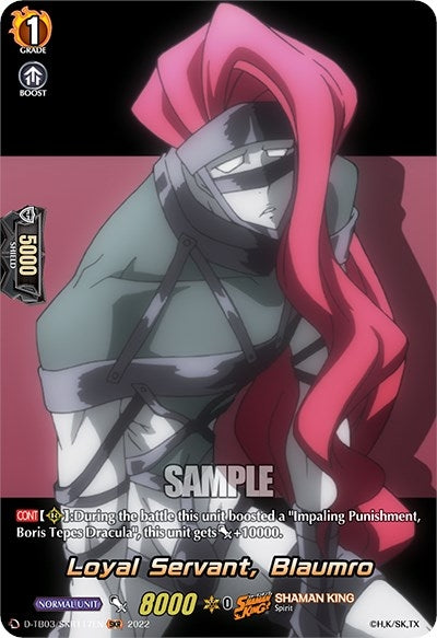 Image for Loyal Servant, Blaumro (SKR) (D-TB03: Shaman King) (D-TB03/SKR117EN) - Cardfight Vanguard