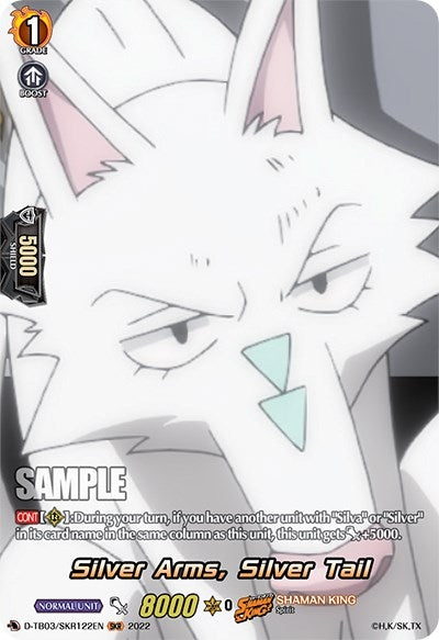Image for Silver Arms, Silver Tail (SKR) (D-TB03: Shaman King) (D-TB03/SKR122EN) - Cardfight Vanguard
