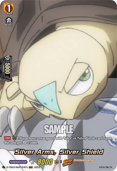 Image for Silver Arms, Silver Shield (SKR) (D-TB03: Shaman King) (D-TB03/SKR124EN) - Cardfight Vanguard