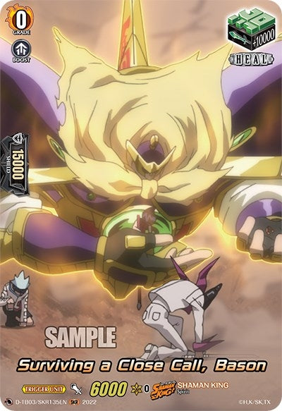 Image for Surviving a Close Call, Bason (SKR) (D-TB03: Shaman King) (D-TB03/SKR135EN) - Cardfight Vanguard
