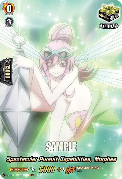 Image for Spectacular Pursuit Capabilities, Morphea (SKR) (D-TB03: Shaman King) (D-TB03/SKR143EN) - Cardfight Vanguard