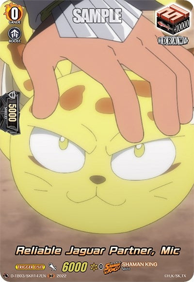 Image for Reliable Jaguar Partner, Mic (SKR) (D-TB03: Shaman King) (D-TB03/SKR147EN) - Cardfight Vanguard