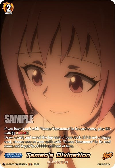Image for Tamao's Divination (SKR) (D-TB03: Shaman King) (D-TB03/SKR159EN) - Cardfight Vanguard