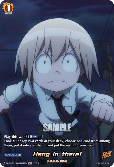Image for Hang in there! (SKR) (D-TB03: Shaman King) (D-TB03/SKR164EN) - Cardfight Vanguard