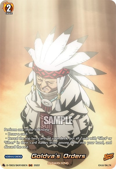 Image for Goldva's Orders (SKR) (D-TB03: Shaman King) (D-TB03/SKR166EN) - Cardfight Vanguard