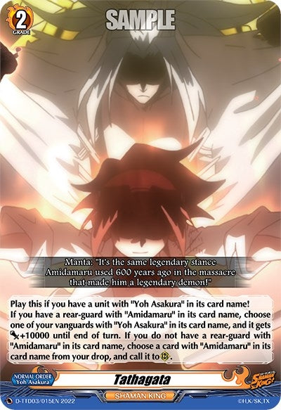 Image for Tathagata (D-TTD03: Shaman King) (D-TTD03/015EN) - Cardfight Vanguard
