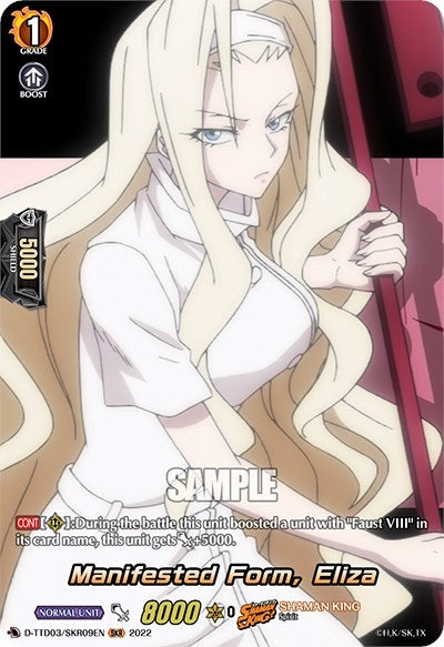 Image for Manifested Form, Eliza (SKR) (D-TTD03: Shaman King) (D-TTD03/SKR09EN) - Cardfight Vanguard