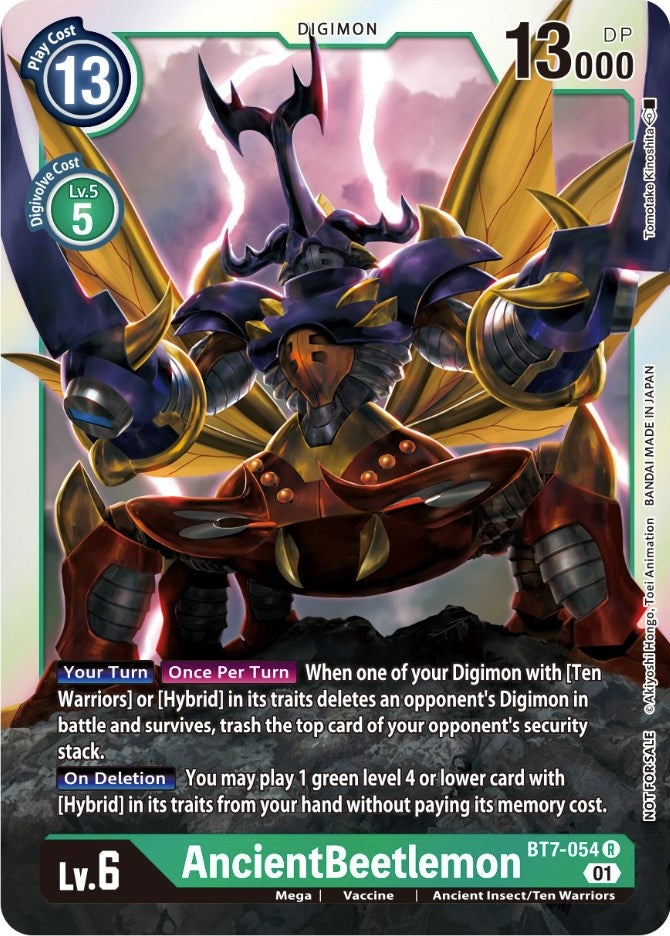 Image for AncientBeetlemon (Event Pack 3) (BT07) (BT7-054 R) - Digimon Card Game