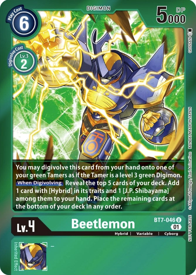 Image for Beetlemon (Event Pack 3) (BT07) (BT7-046 U) - Digimon Card Game