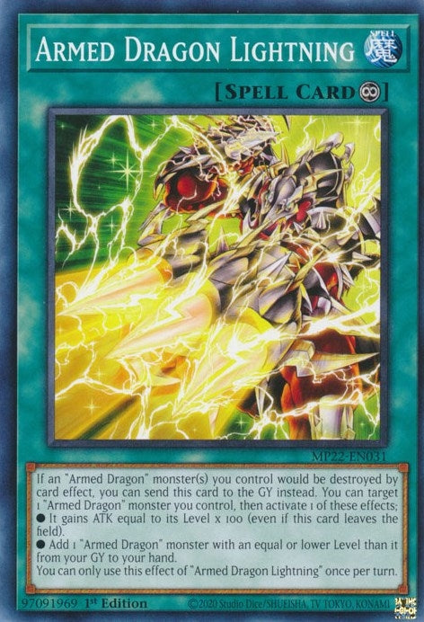 Image for Armed Dragon Lightning (2022 Tin of the Pharaoh's Gods) (MP22-EN031) - YuGiOh