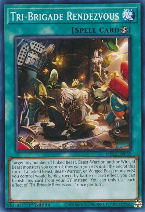 Image for Tri-Brigade Rendezvous (2022 Tin of the Pharaoh's Gods) (MP22-EN032) - YuGiOh