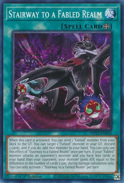 Image for Stairway to a Fabled Realm (2022 Tin of the Pharaoh's Gods) (MP22-EN034) - YuGiOh