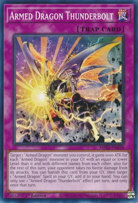 Image for Armed Dragon Thunderbolt (2022 Tin of the Pharaoh's Gods) (MP22-EN038) - YuGiOh