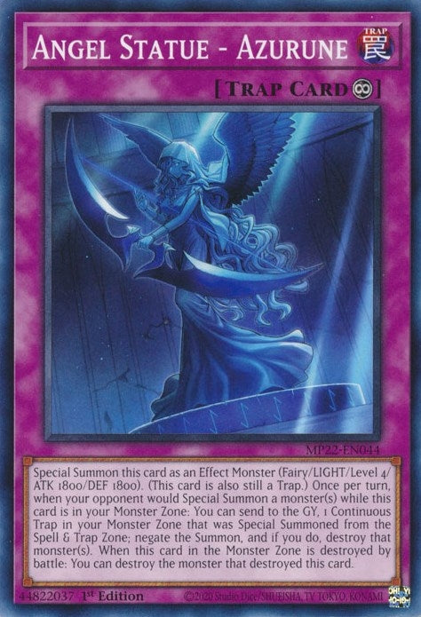 Image for Angel Statue - Azurune (2022 Tin of the Pharaoh's Gods) (MP22-EN044) - YuGiOh
