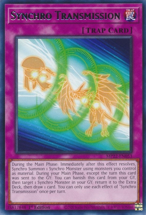 Image for Synchro Transmission (2022 Tin of the Pharaoh's Gods) (MP22-EN053) - YuGiOh
