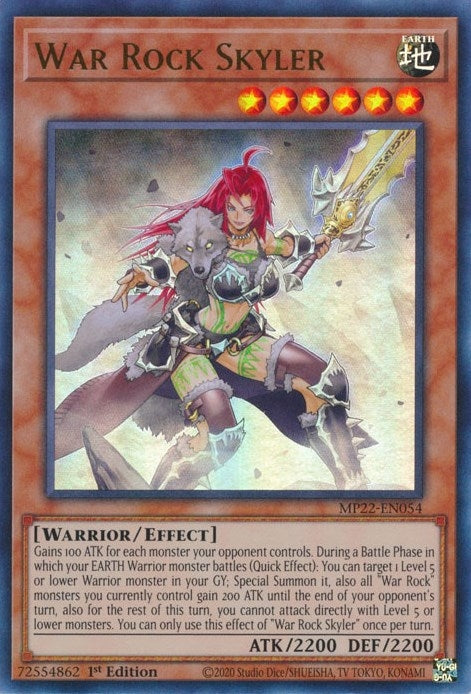Image for War Rock Skyler (2022 Tin of the Pharaoh's Gods) (MP22-EN054) - YuGiOh