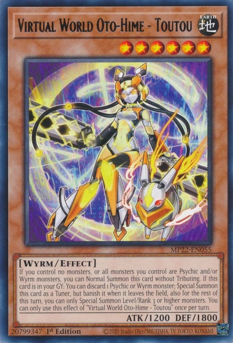 Image for Virtual World Oto-Hime - Toutou (2022 Tin of the Pharaoh's Gods) (MP22-EN055) - YuGiOh