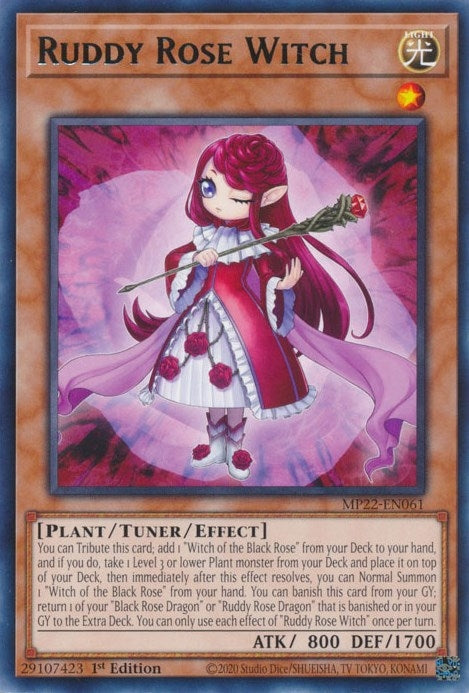 Image for Ruddy Rose Witch (2022 Tin of the Pharaoh's Gods) (MP22-EN061) - YuGiOh