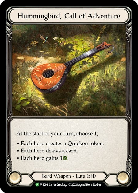 Image for Hummingbird, Call of Adventure - FAB094 (Flesh and Blood: Promo Cards) (FAB094) - Flesh and Blood TCG