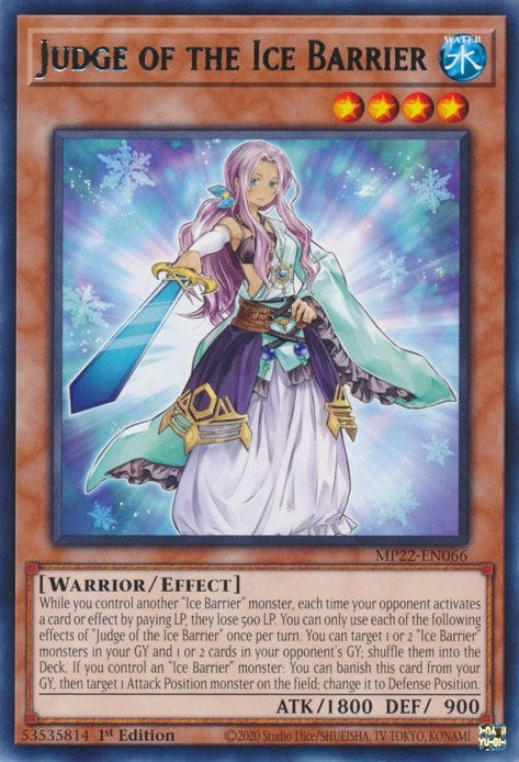 Image for Judge of the Ice Barrier (2022 Tin of the Pharaoh's Gods) (MP22-EN066) - YuGiOh