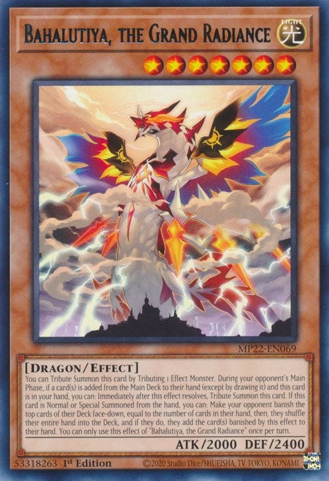 Image for Bahalutiya, the Grand Radiance (2022 Tin of the Pharaoh's Gods) (MP22-EN069) - YuGiOh